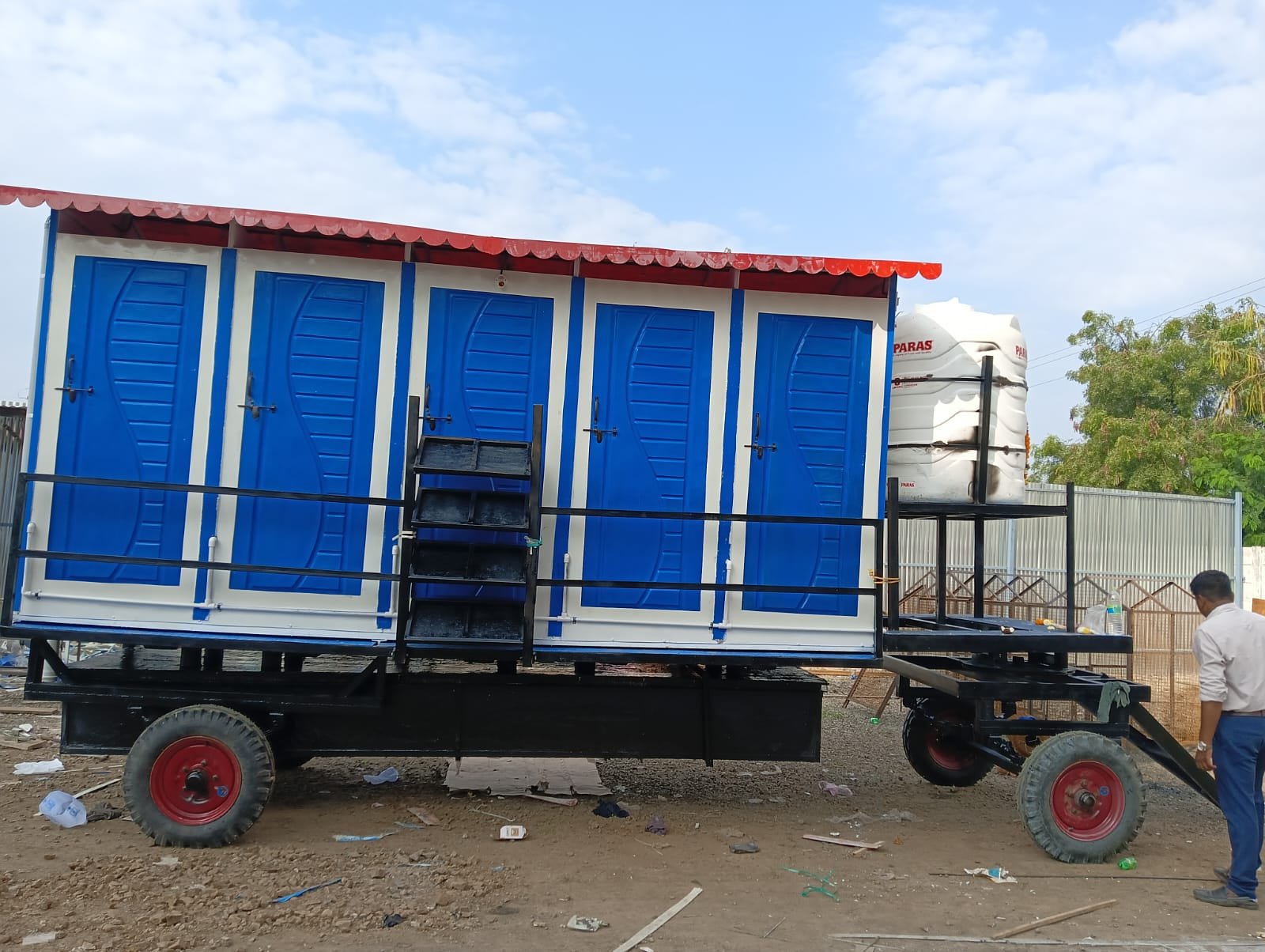 FRP Mobile Toilet Van 4