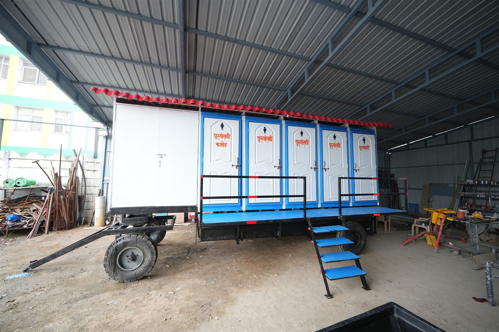 FRP Mobile Toilet Van 13